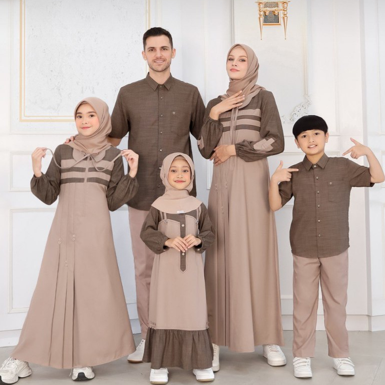 sarimbit ELFA 309 CHOCO MOISSE, AYUMI 532/AYUMI KIDS 38/KAHFI 344/KAHFI KIDS 244 (ETHICA MATARAM)