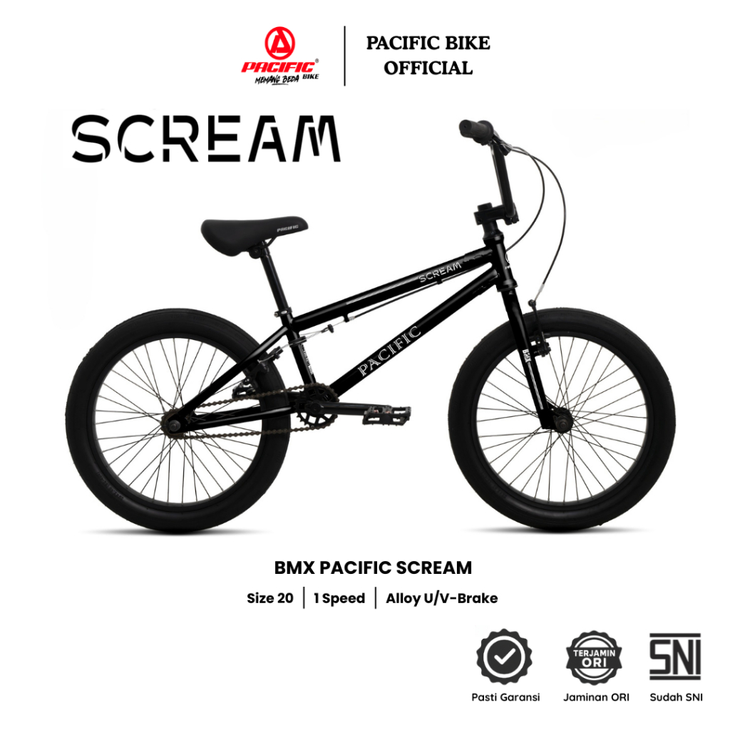 Pacific Sepeda BMX Anak dan Remaja Pacific Scream Ukuran Ban 20
