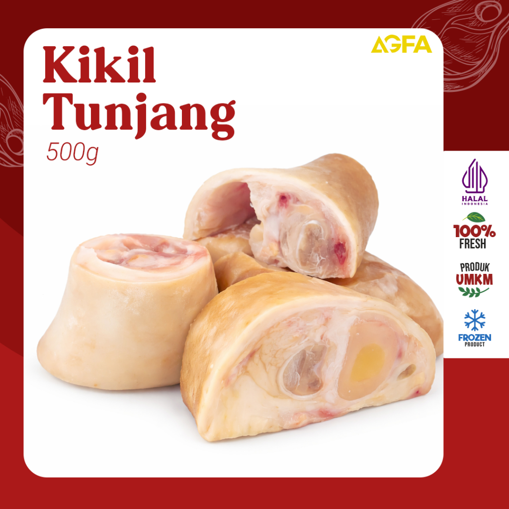 Kikil Tunjang 500 gram / Kikil / Kikil Sapi / Kikil Kaki Sapi / Kikil Tanpa Bulu