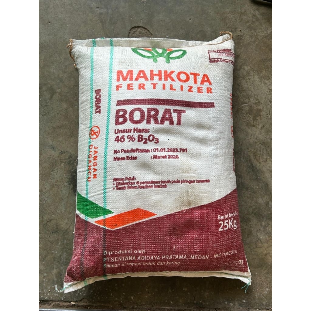 Borate MAHKOTA B2O3 46% Original 25kg