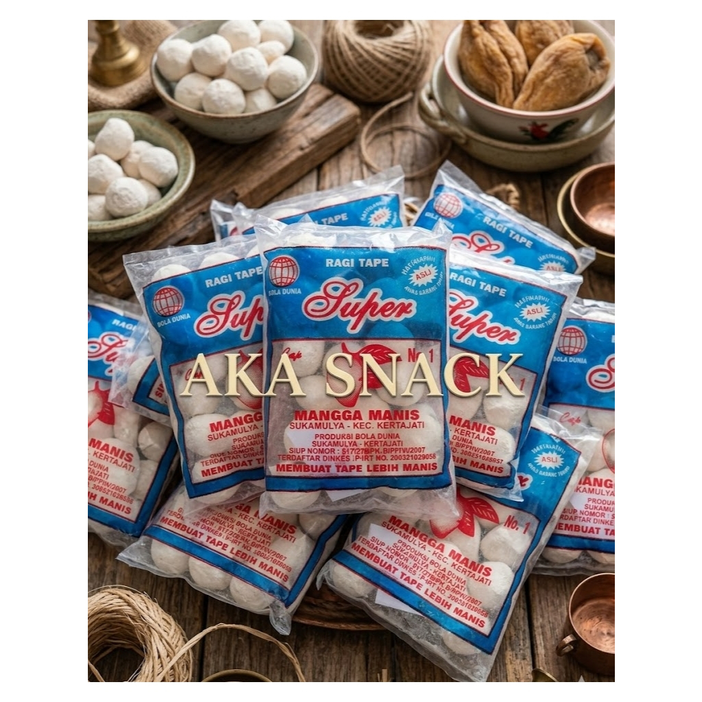 Ragi tape instan cap mangga ragi tape singkong tape beras ketan aroma manis