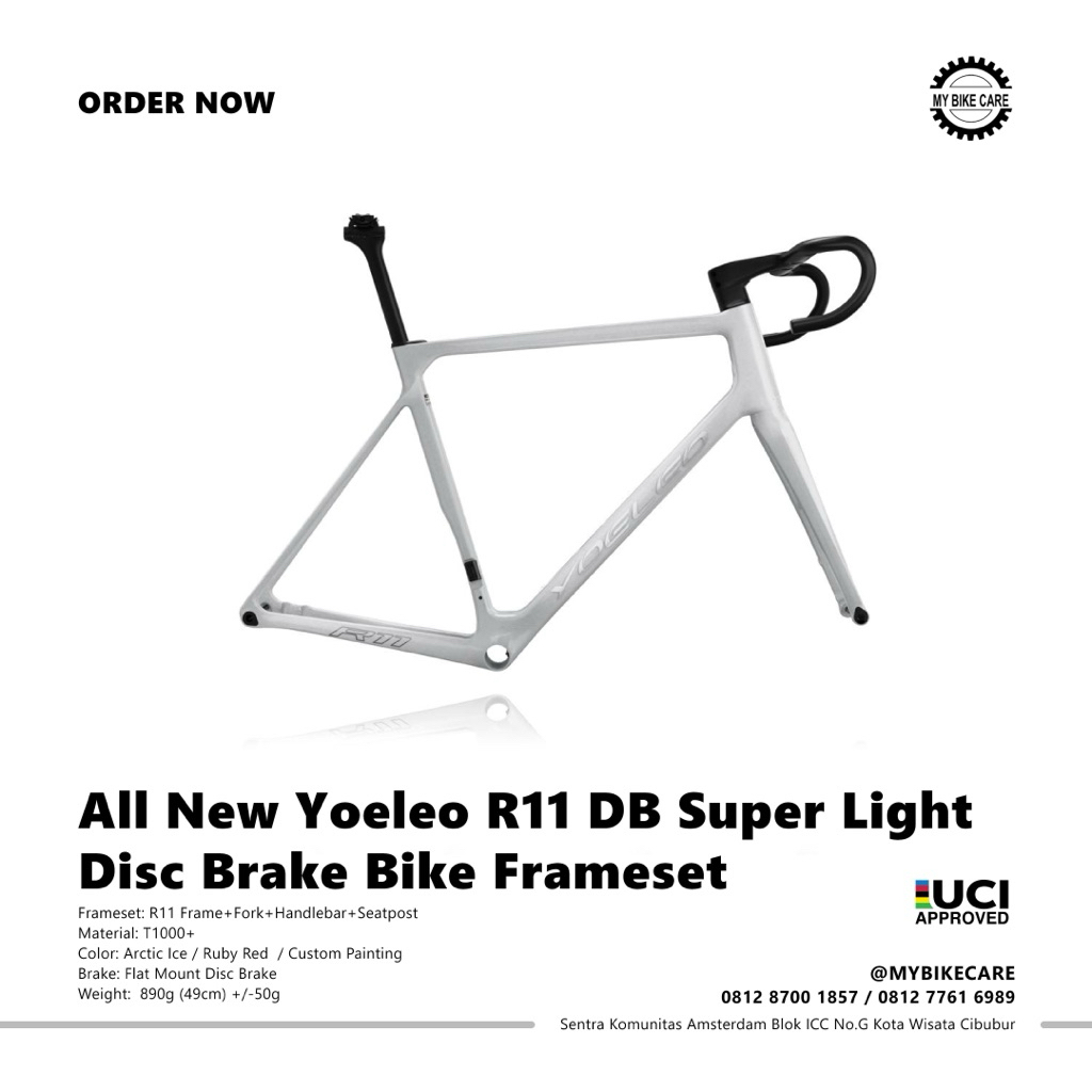 Frameset Yoeleo R11 Artic Ice size 52