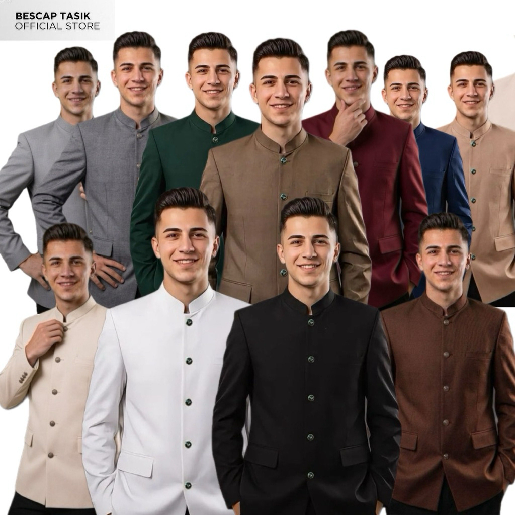 BESCAP TASIK - Jasko Putih Polos Jasko Hitam Polos Jasko Abu Polos Jasko Maroon Polos Jasko Coklat P