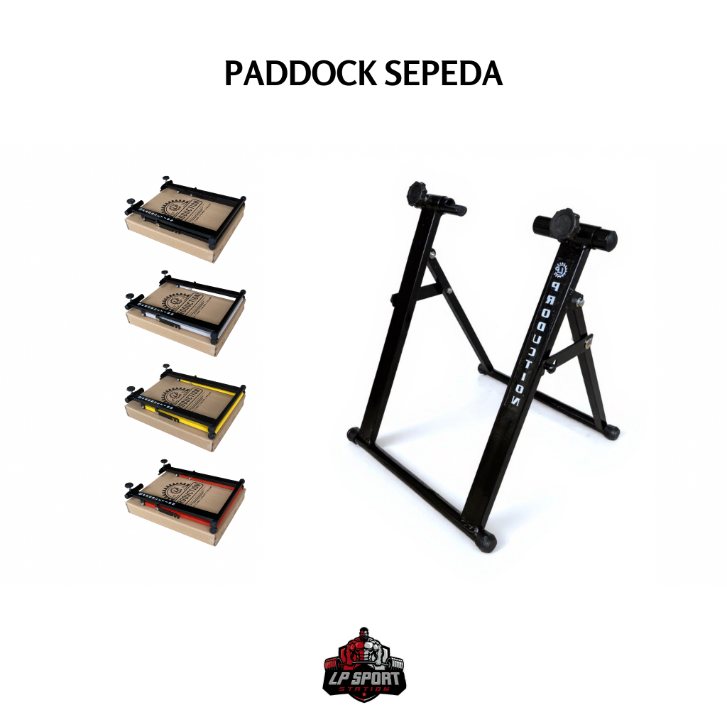Paddock Sepeda MTB Kuat 120kg / Standar Parkir Sepeda Statis Universal / Stand Sepeda Gunung Roadbik