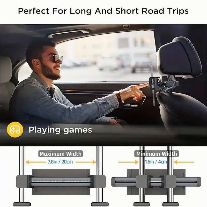 MH - HOLDER JOK MOBIL HEADREST TABLET / HP CAR HOLDER HEADREST HH63
