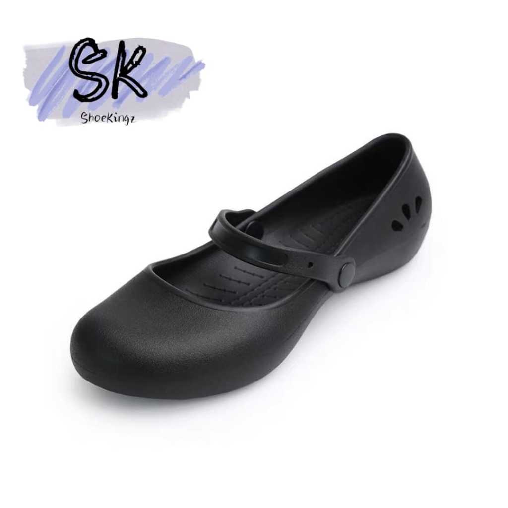 Kitchen Shoes Sepatu Dapur Anti Slip Chef Shoes Wanita Hitam 112 Chef