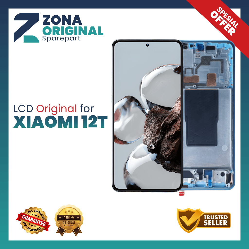AMOLED LCD SETFRAME XIAOMI MI12T 12T / MI 12T 5G ORIGINAL