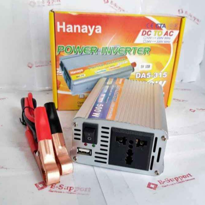 POWER INVERTER 500 WATT HANAYA 500W 500WATT