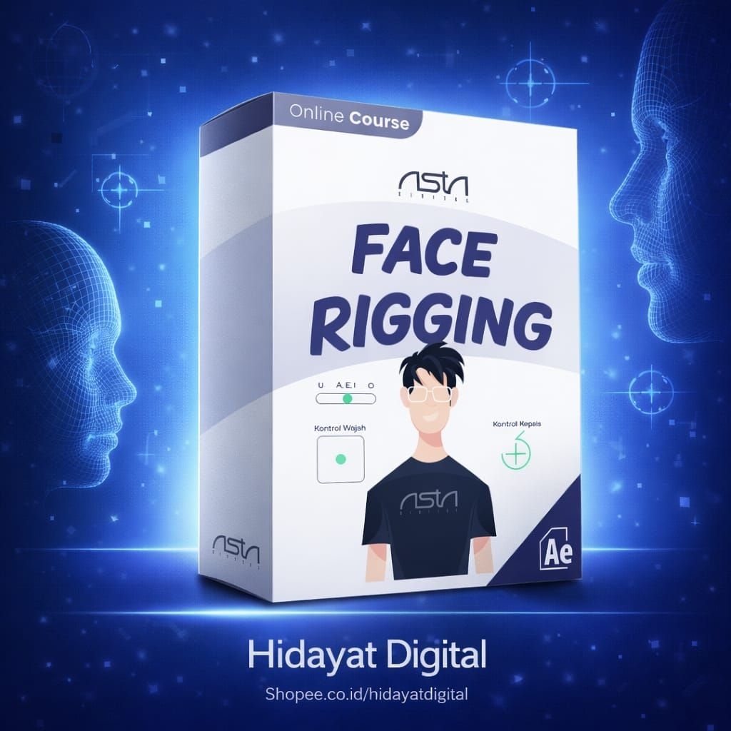 Promo Digital Face Rigging - Animasi Wajah Karakter 3D- (bahasa Indonesia)