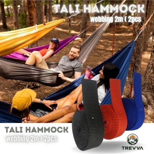 Tali Webbing Hammock Strap 2.0cm Kuat Tebal