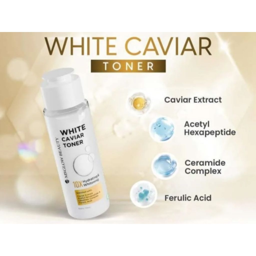 Ms Glow Toner White Caviar Exp 2026