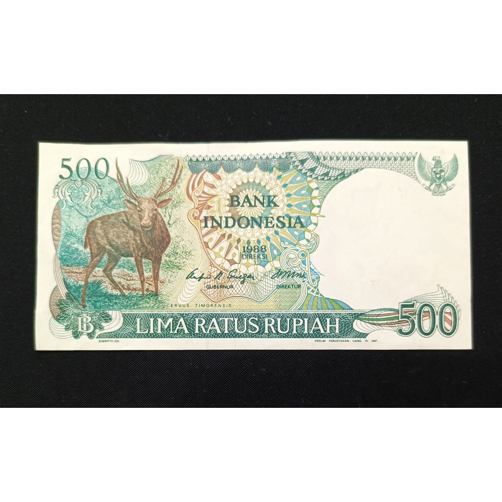 UANG KERTAS JADUL 500 RUPIAH RUSA TIMOR 1988