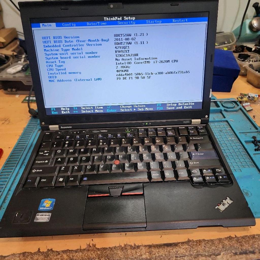 ASLI laptop lenovo thinkpad x220 core i7  bekas second seken promo notebook bagus