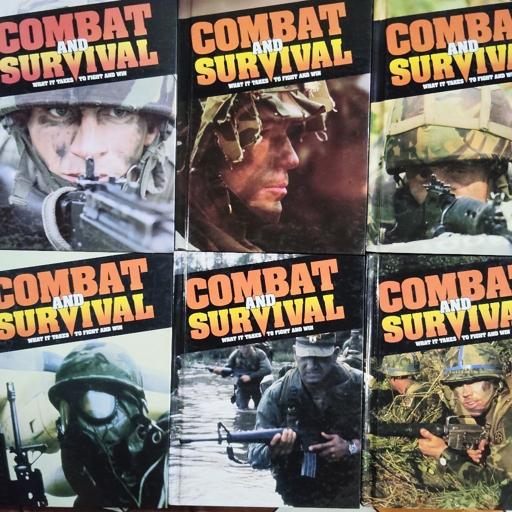 Buku Langka Original • Combat And Survival For Combat / What It Takes To Fight And Win / Sejarah Div