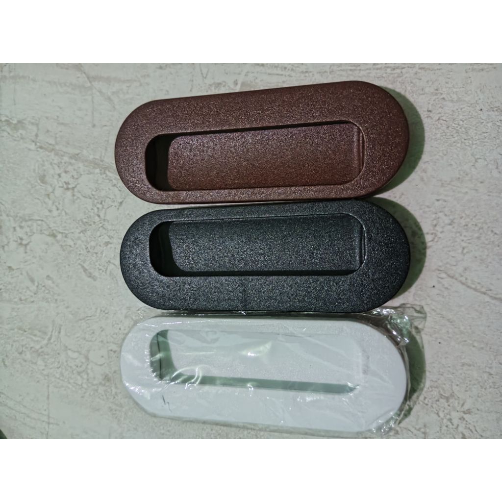 Handle Pintu Geser pvc Hitam