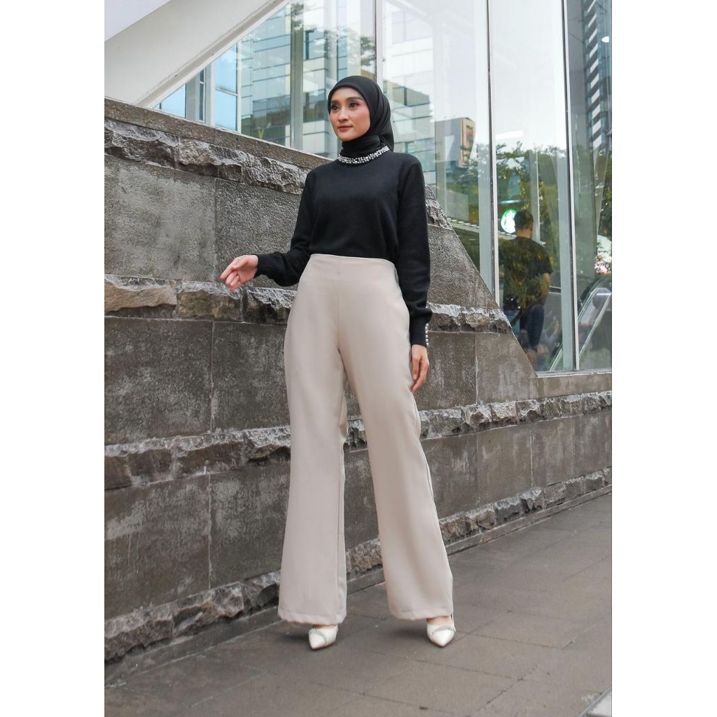 Celana wanita cutbray Haiwes, Bahan Elizabeth/fauzira original termurah
