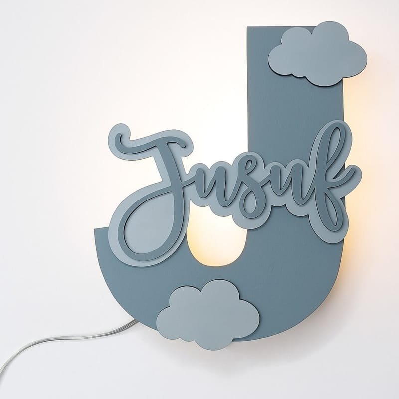 Custom Lampu tidur anak/lampu tidur anak nama/custom nama lampu tidur