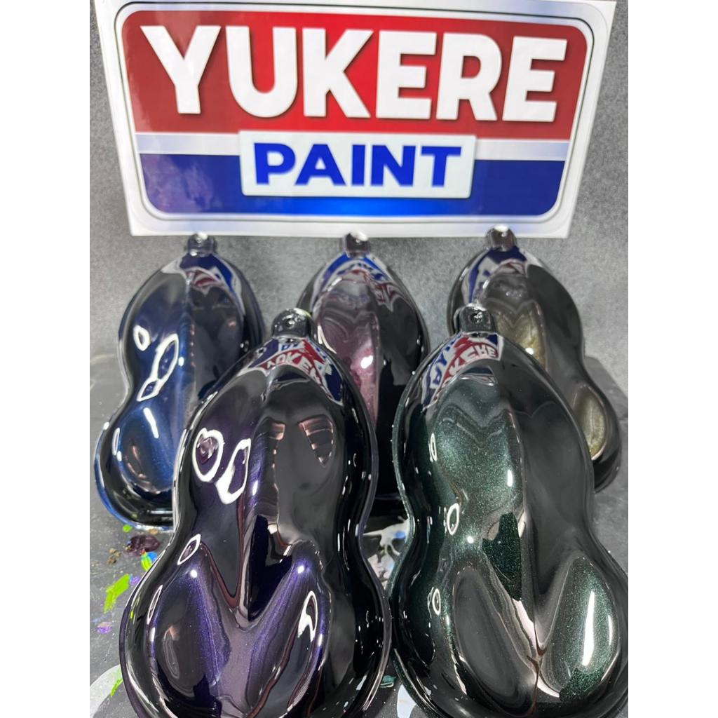 cat hitam lembayung pu/cat hitam lembayung biru/merah/hijau/kuning/violet/cat lembayung hitam pu 500