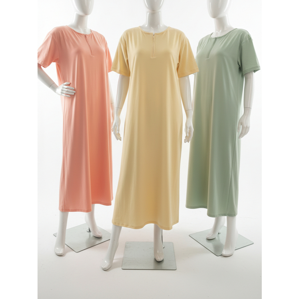 HAMMAMI - Daster Alaya Panjang Busui Jersey Zoya Premium