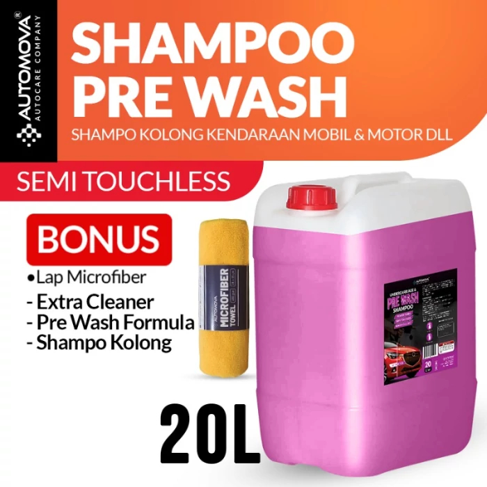 AUTOMOVA - Pre Wash Shampoo Semi Touchless Shampo Kolong Mobil Motor PW20L