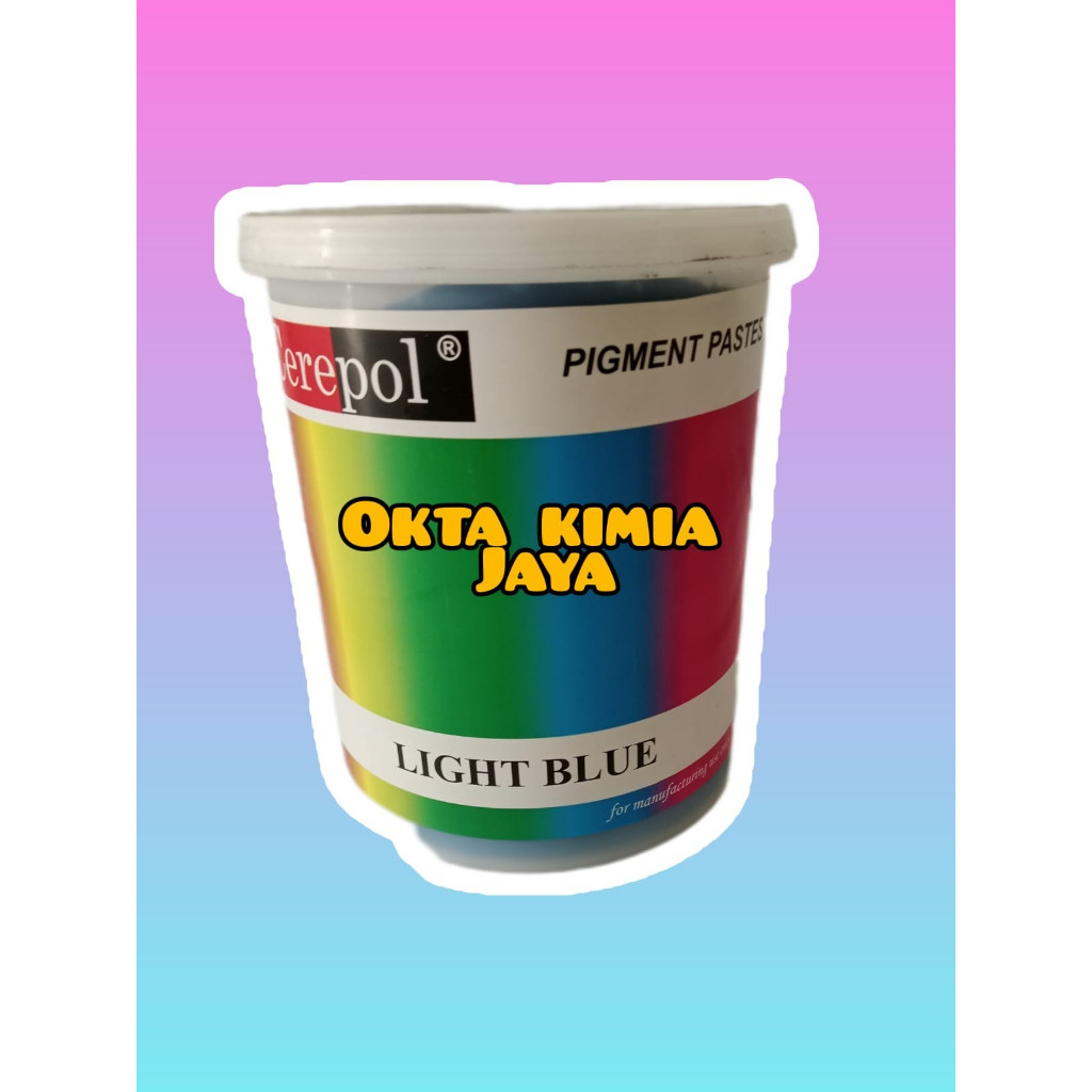 Pewarna resin/pigment - light blue