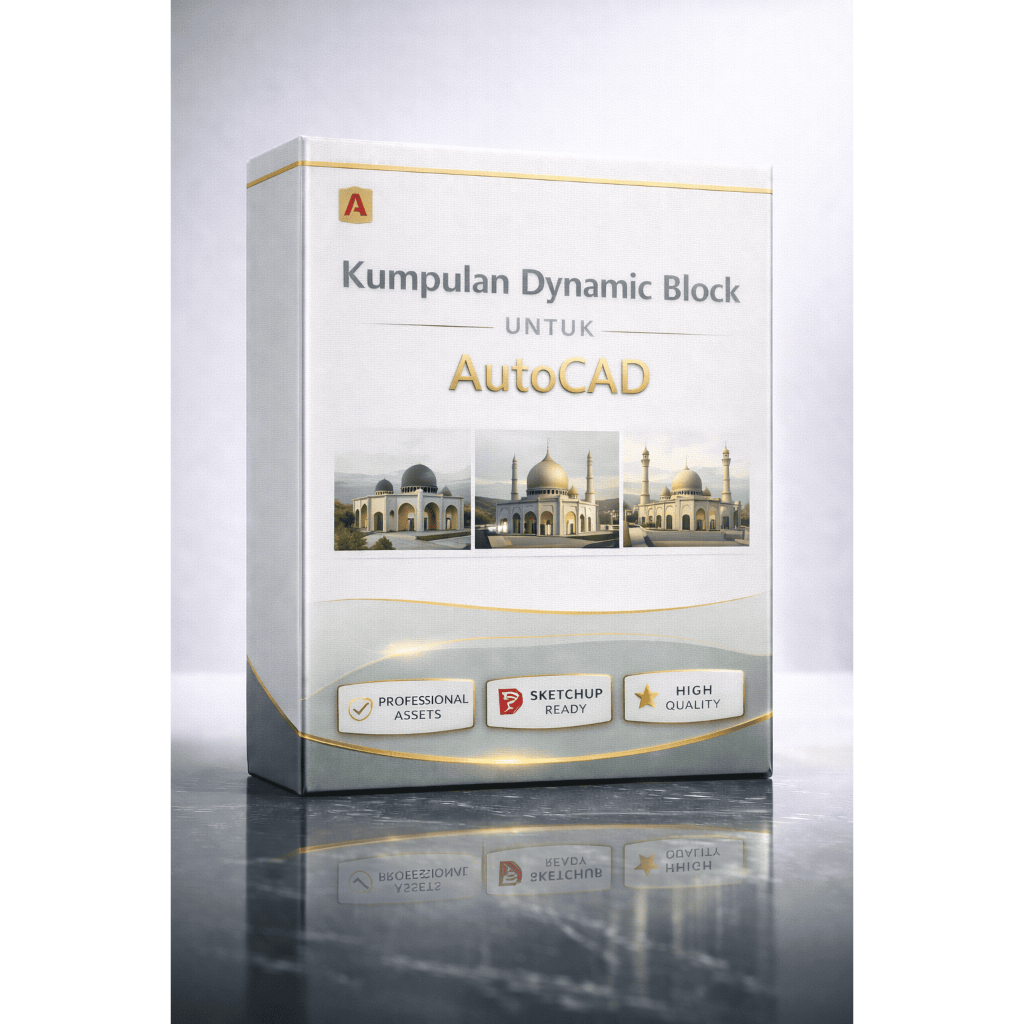 Bundle Dynamic Block AutoCAD DWG – File Lengkap Siap Pakai untuk Gambar Teknik
