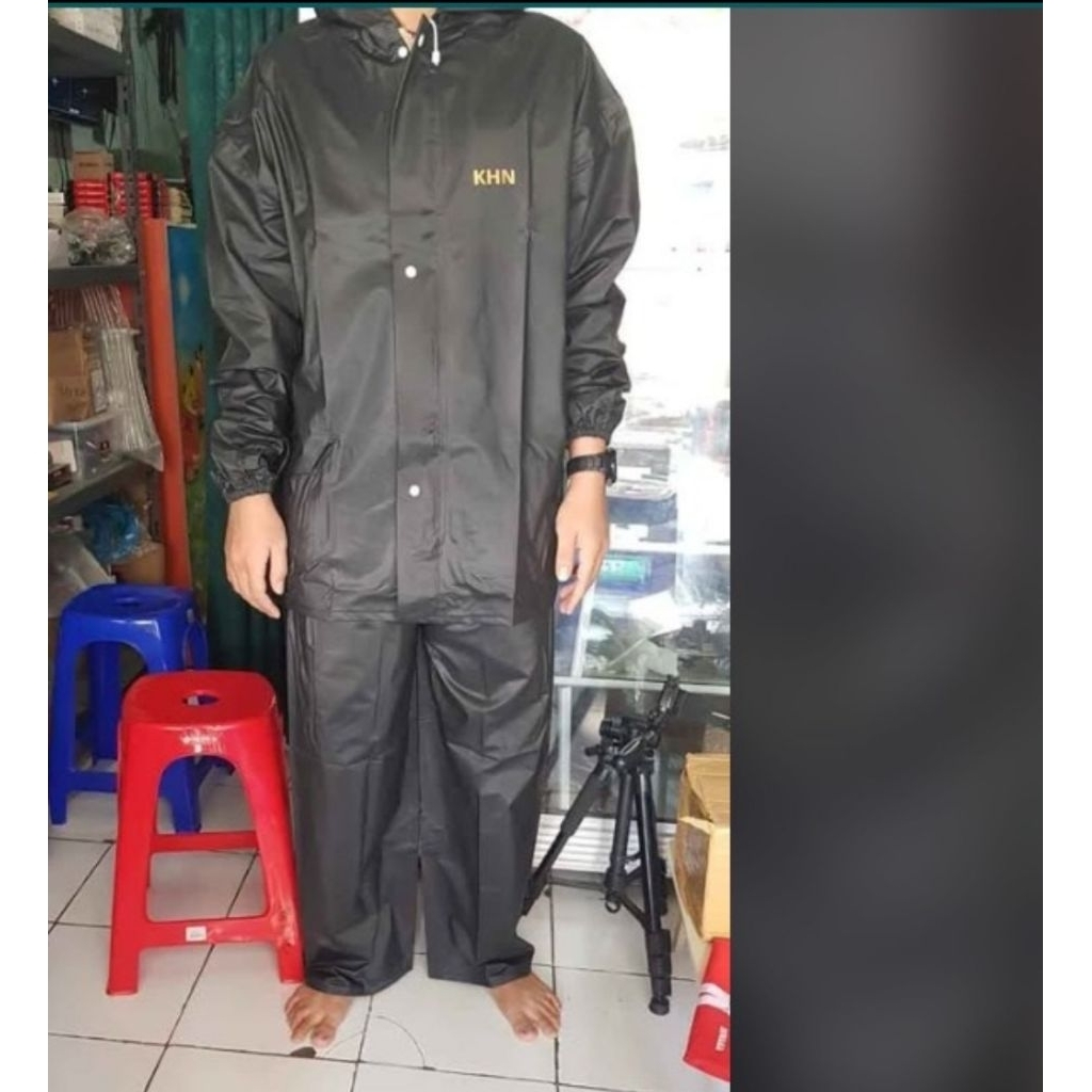 Jas Hujan khn dewasa Setelan Baju dan Celana KHN High Quality Jas Hujan Jahit dan di Press