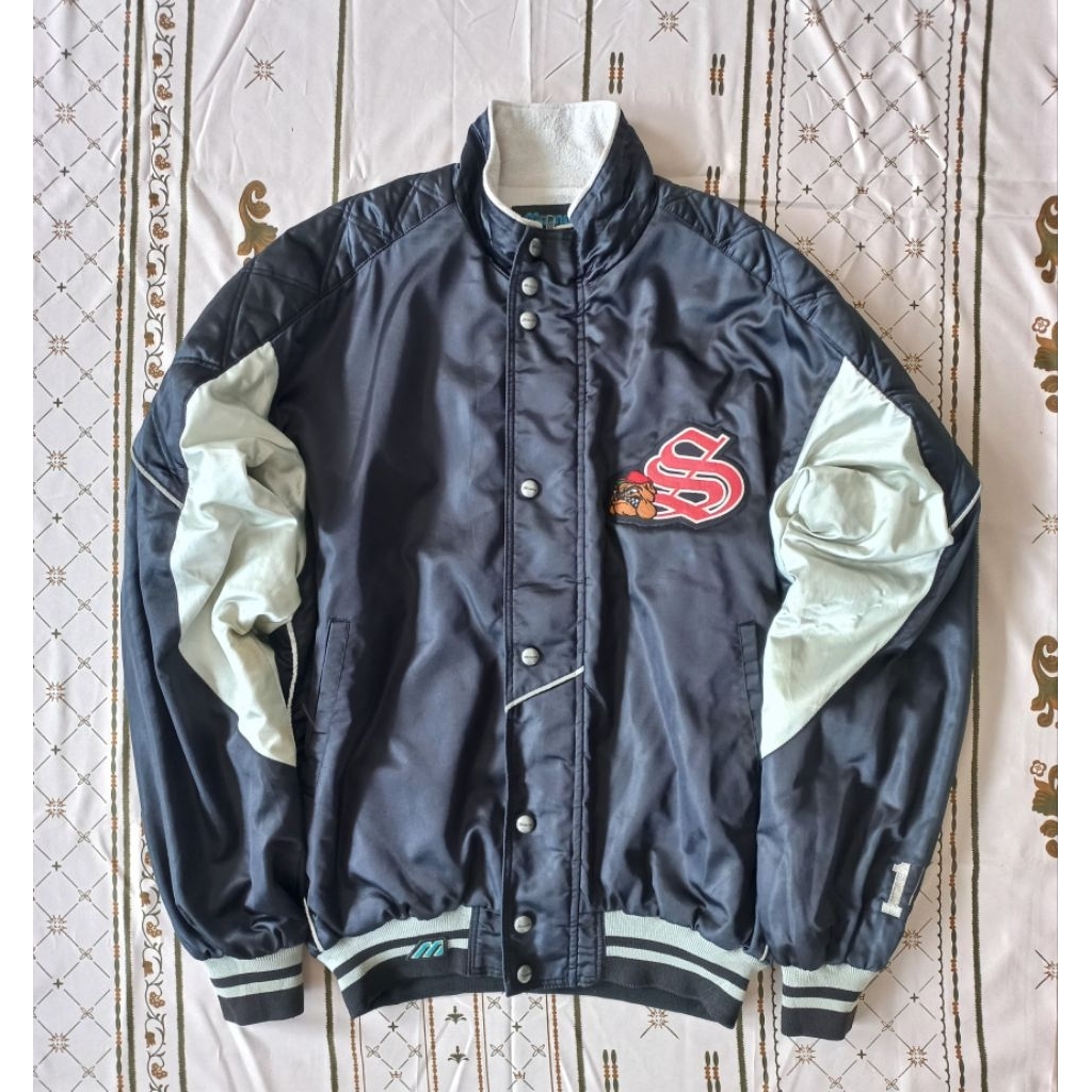 Mizuno Varsity Vintage Jacket Reflektif List
