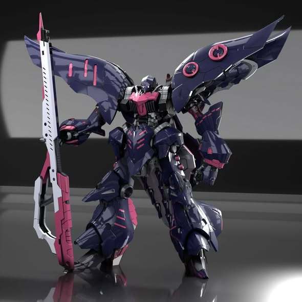 Yiya-G AMX-004 1/120 Qubeley MK 2 Black Model Kit