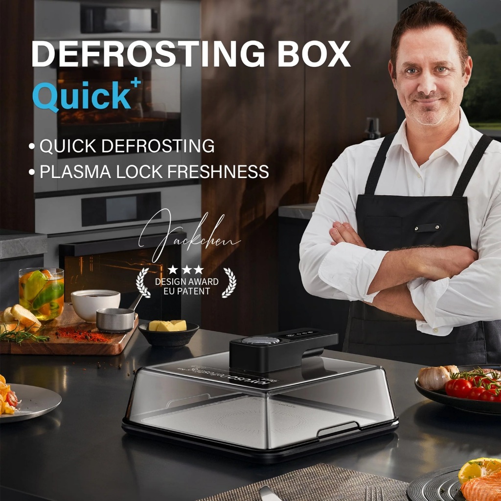 KAYUSO Defrosting Box - Quick Thawing Tray with Plasma Circulating UVC - Alat Pencairan Bahan Makana
