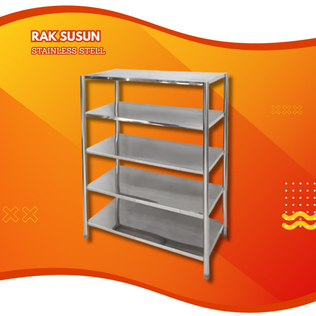Rak Stainless steel 4 Susun