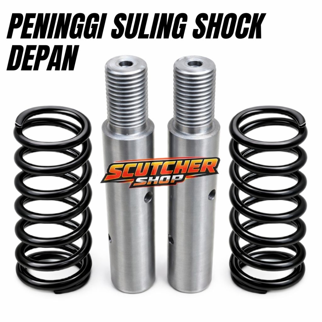 Peninggi Suling Shock Depan Vixion Old New Scorpio Grade A
