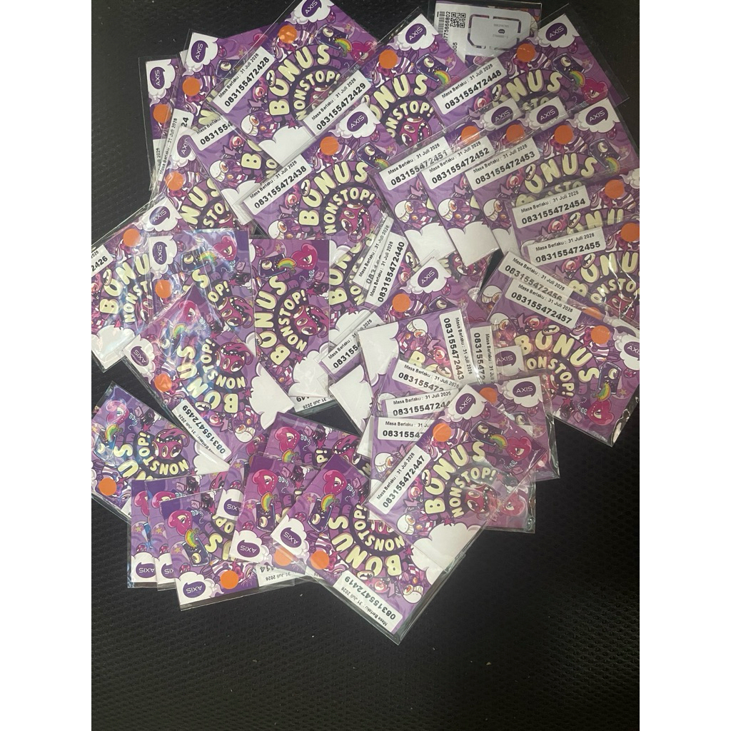 KARTU AXIS 3GB/Nasional siap pakai, khusus Grosir 10pcs