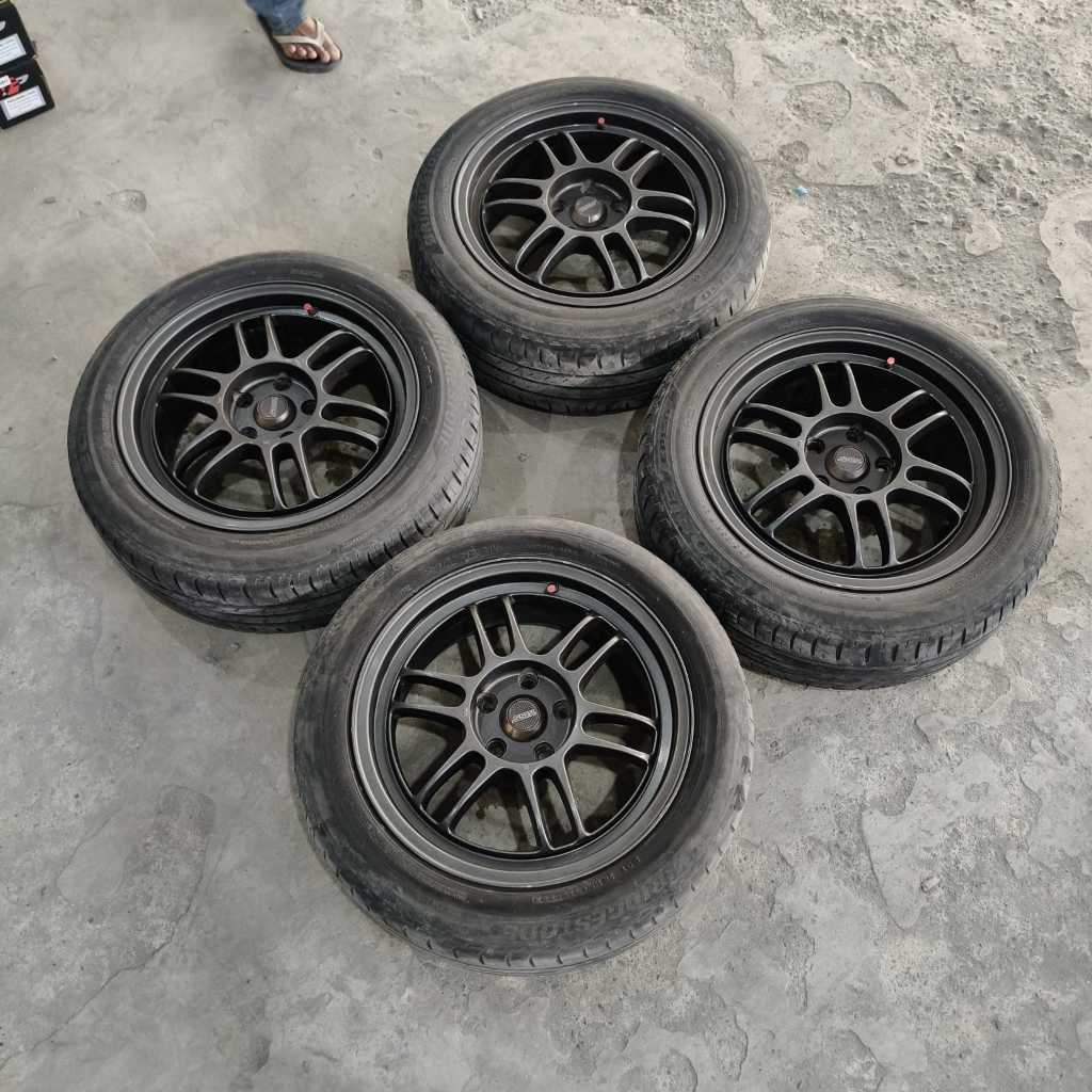 VELG MOBIL SEKEN RPF1 ENKEI R17 5X114+BAN 205 55 RING 17 INNOVA CAMRY ACCORD HRV CRV ERTIGA XPANDER