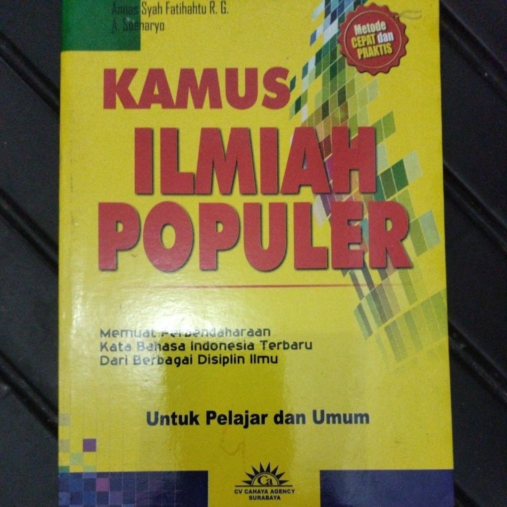 kamus ilmiah populer