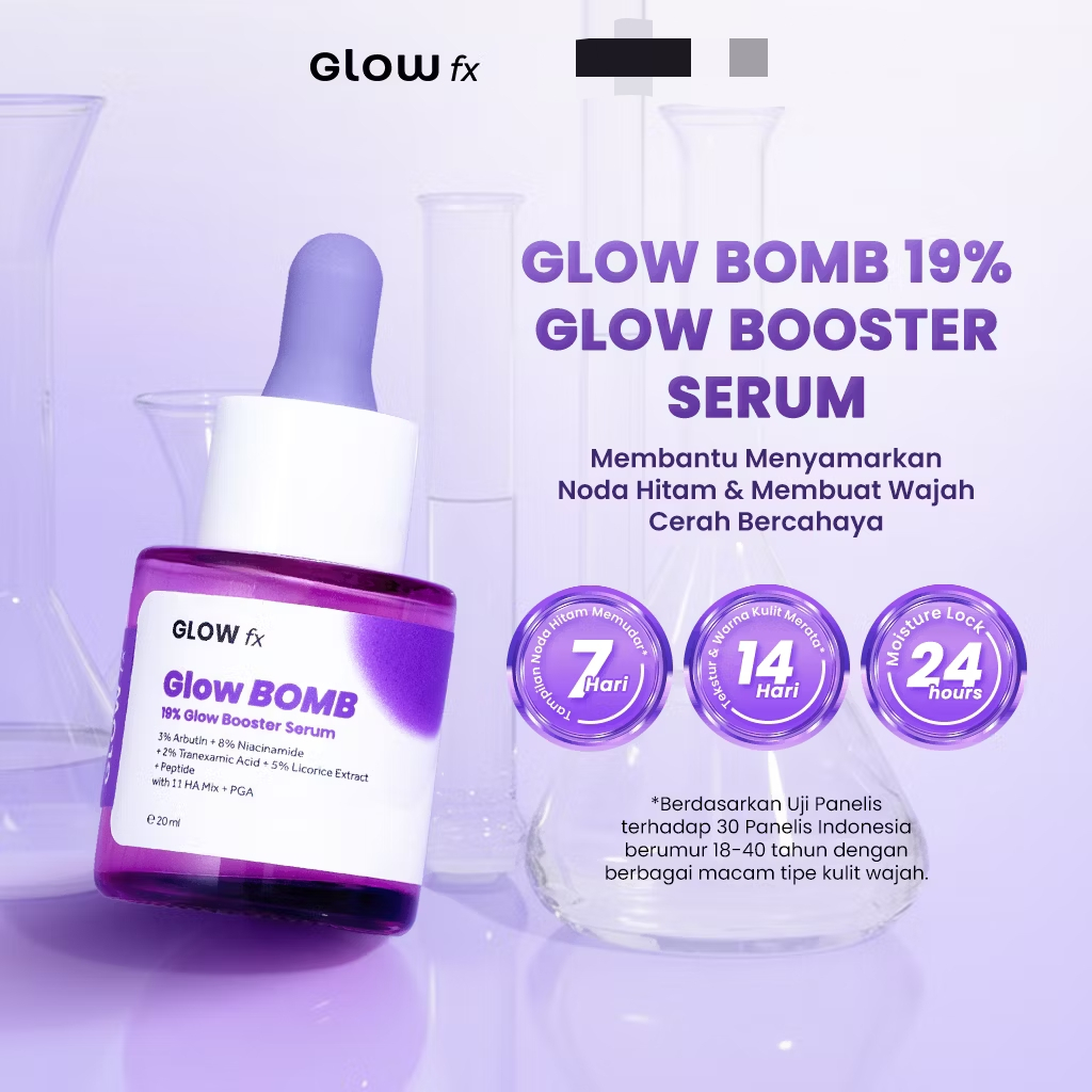 MEMEY | GLOW fx Glow Bomb 19% Glow Booster Serum 20ml