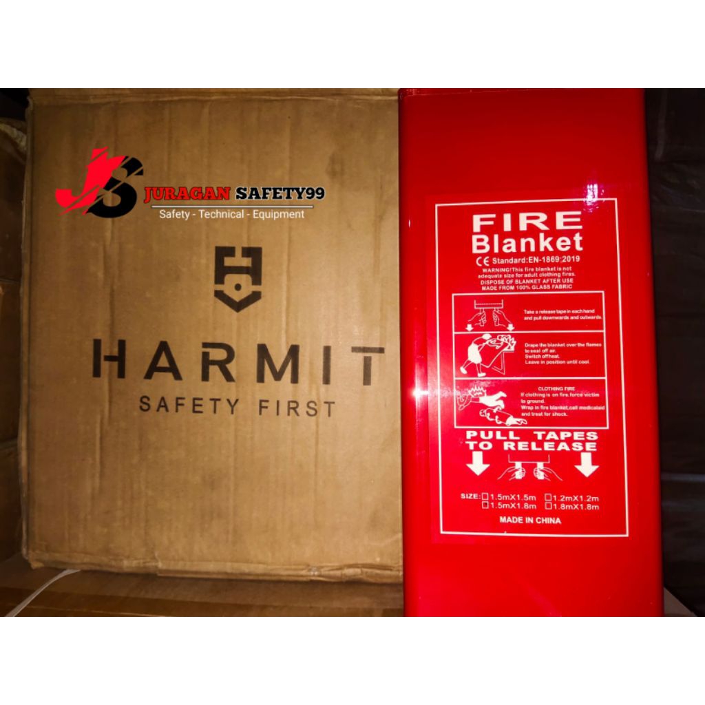 Fire Blanket 1.5 X 1.8 Fire Blanket Selimut Pemadam Api