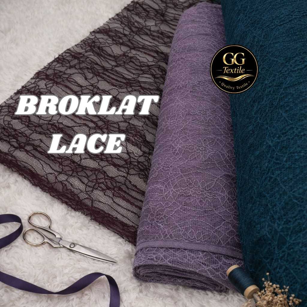 [BROKAT TERLARIS] KAIN BROCAD BROKAT LACE JAGUARD - ORIGINAL GRADE A - Lebar 1.5 Meter