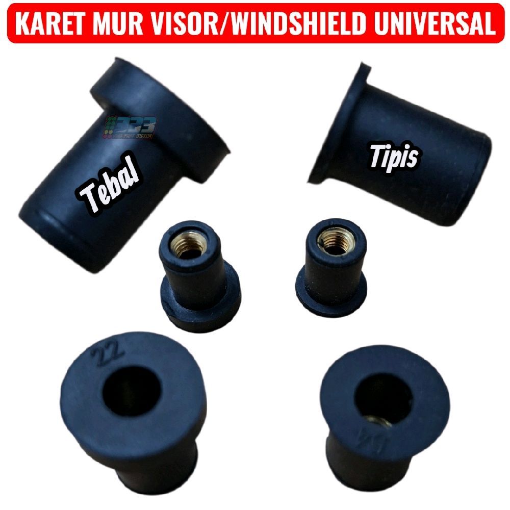 Mur Visor / Mur Karet Visor / Mur Tameng Visor / Mur Karet Tameng karet mur baut visor nmax ninja Xm