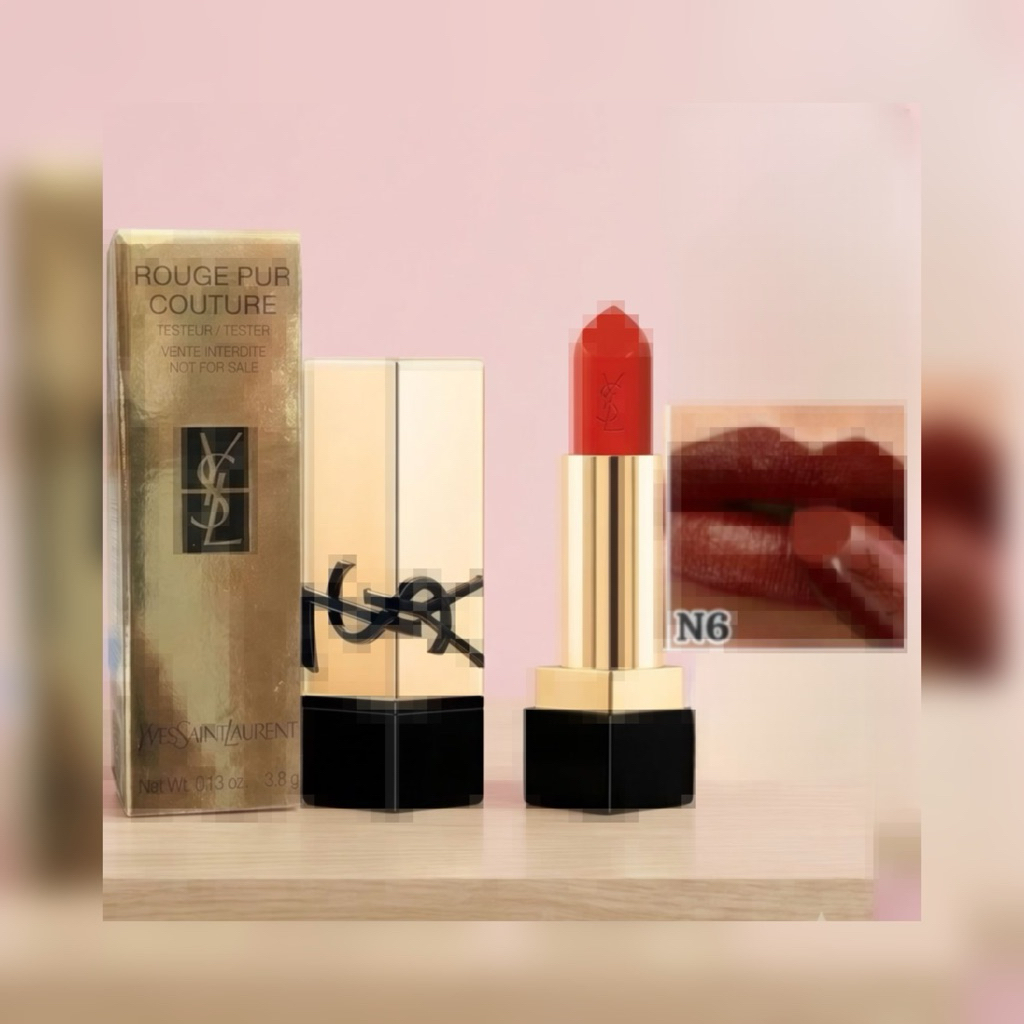 YSL Rouge Pur Couture Lipstick - Tester Full Size With Box