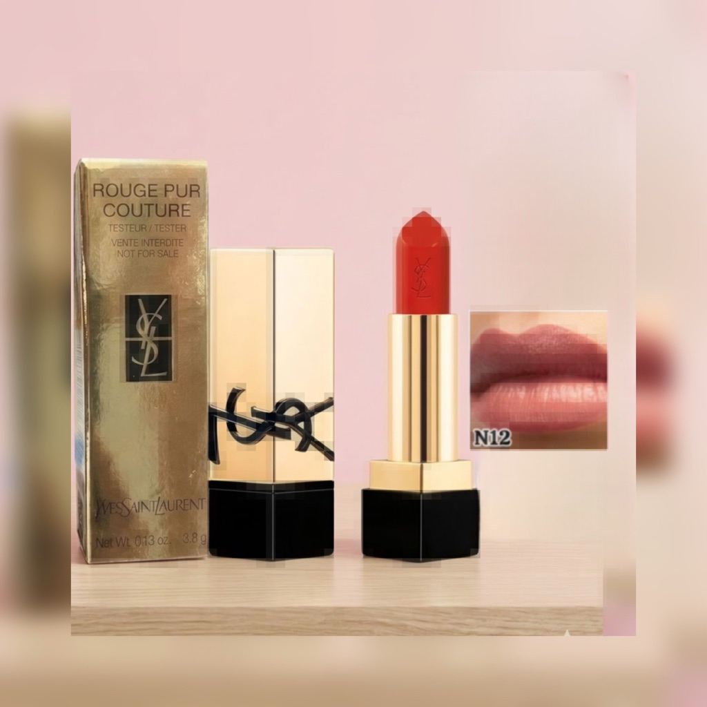 YSL Rouge Pur Couture Lipstick - Tester Full Size With Box