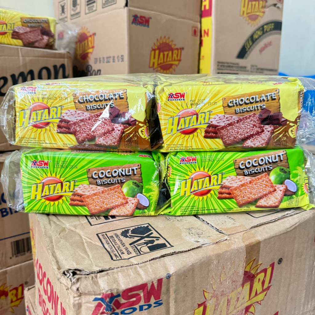 1 Pack Biskuit Hatari 90 Gr (1 Pack isi 10 pcs)
