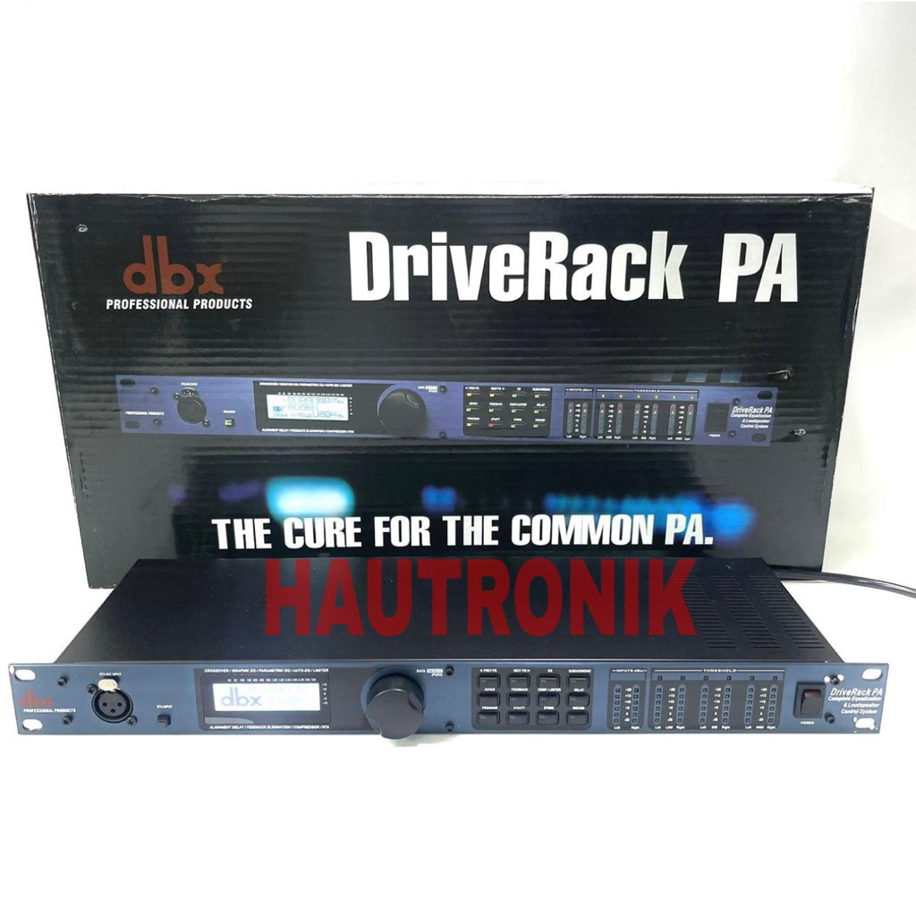 DBX PA MANAGEMANT SPEAKER DRIVERACK PA DLMS DBX PA 6 OUT 2 IN