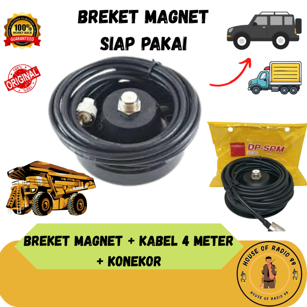 BRACKET MAGNET DP-SPM ANTENNA MOBIL BREKET MAGNET DP-SPM DP SPM