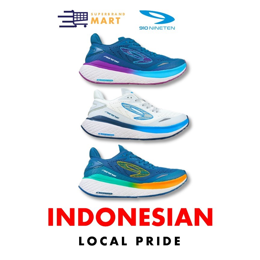 Sepatu Running 910 Aurorun Original Sepatu Olahraga Lari Pria Wanita 910 Original