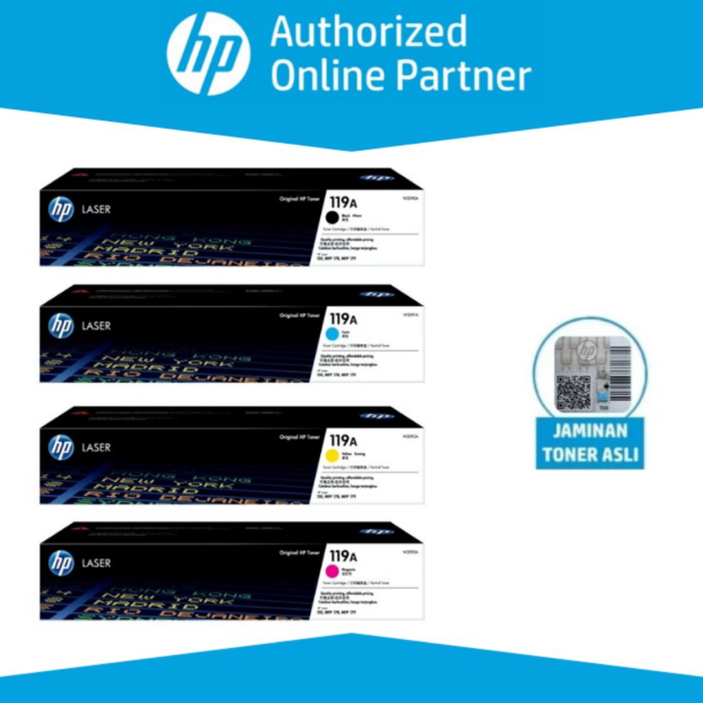 Toner Printer HP 119a Original / Cartridge 119a Original / Tinta Printer 119A Original