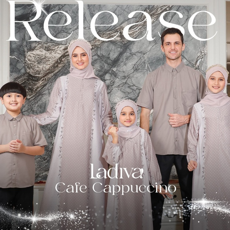 LADIVA CAFE CAPPUCCINO, LADIVA 47/ LADIVA KIDS 47/ KAHFI 414/ KAHFI KIDS 312 Sarimbit (ETHICA MATARA