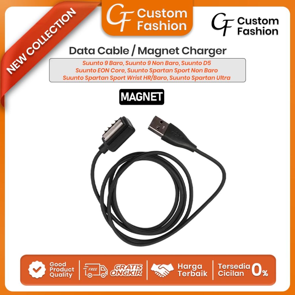 Kabel Data Kabel Charger Charging Cable Type MAGNET Suunto Spartan Sport Non Baro Suunto 9