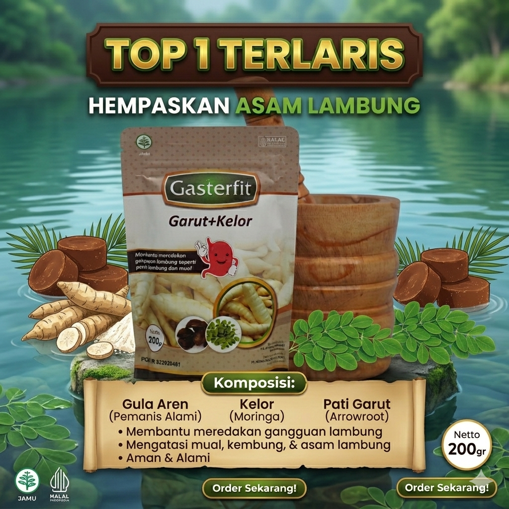 200 gram OBAT GERD DAN MAAG GASTERFIT