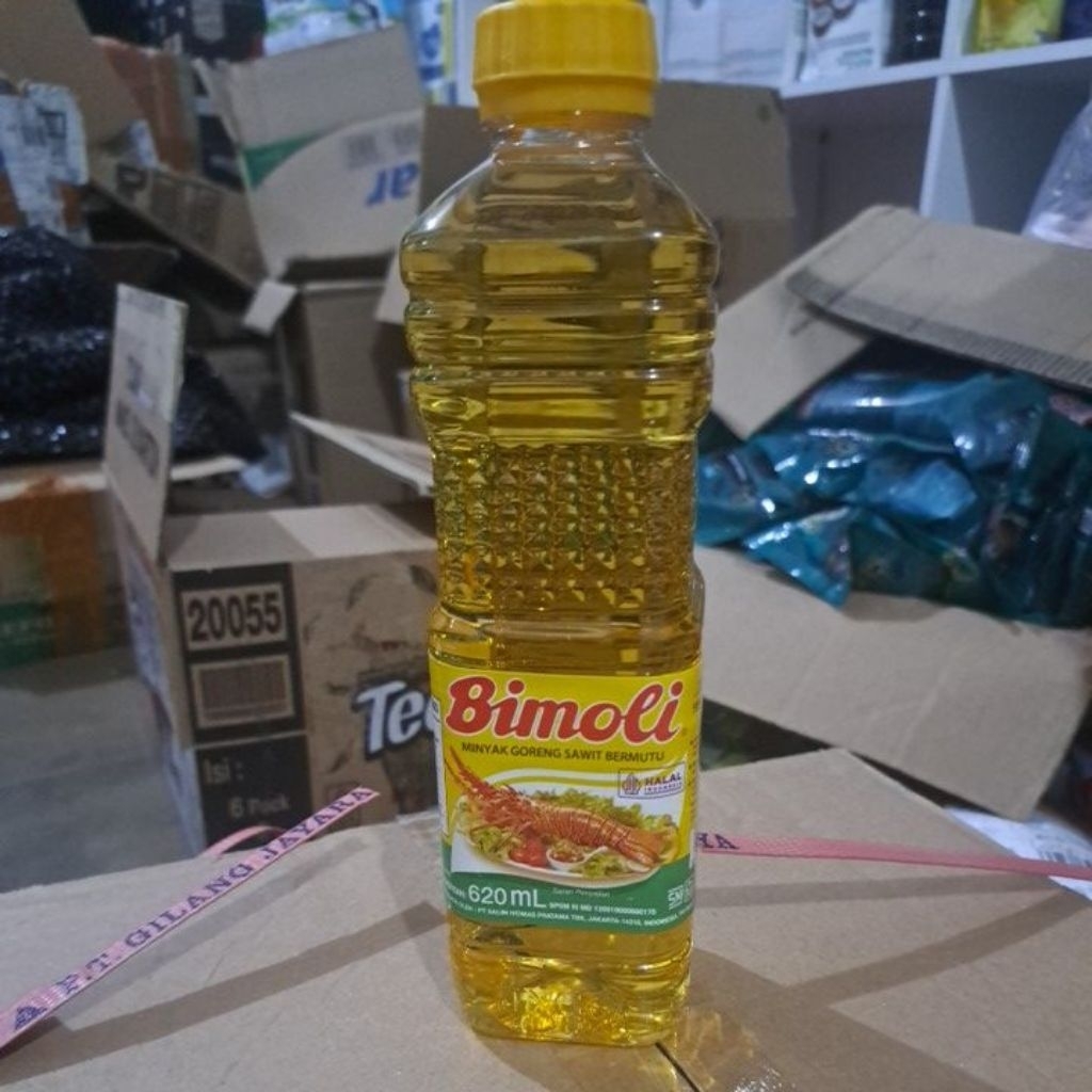 minyak bimoli 620ml kemasan botol